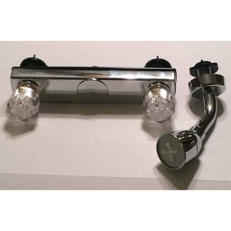 American Brass J59 RV Metal Shower Valve With Crystal Handles And Shower Head - Cheap Fitting
