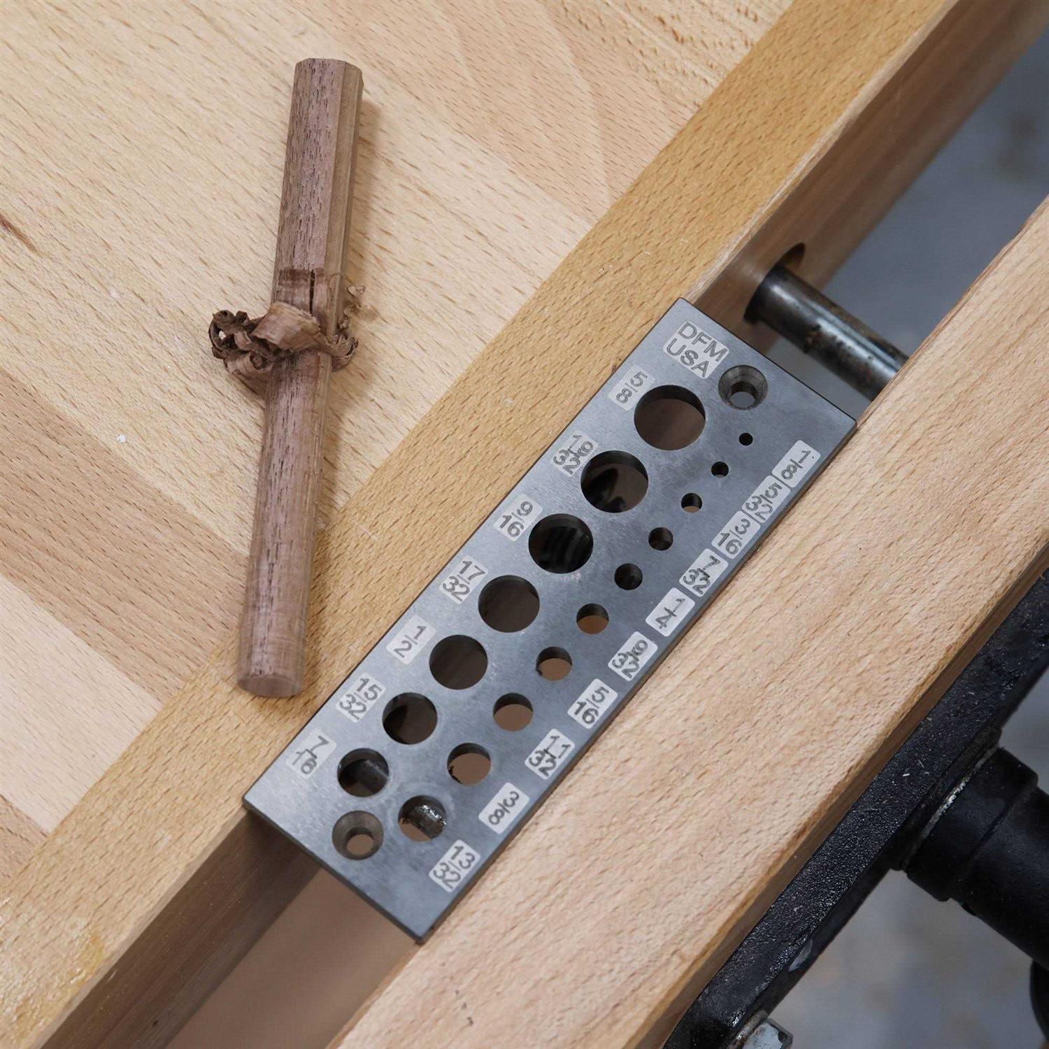 DFM Tool Works DFM A2 Steel Dowel Plate 17 Holes Made In Usa - Cheap Fitting