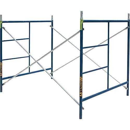 Metaltech Saferstack Single Lift Scaffold Set — 5ft. x 5ft. x 7ft - Cheap Fitting