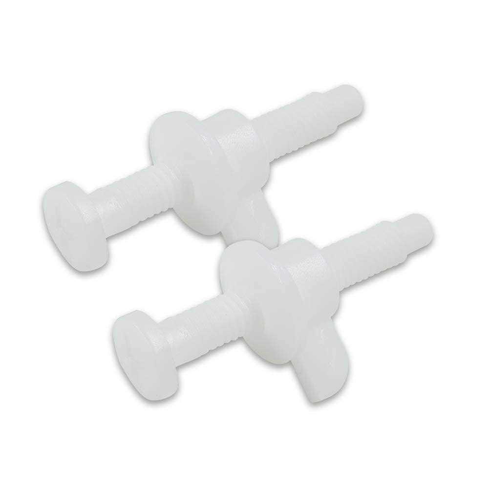 WSSROGY Toilet Seat Parts Including Screw and Nut For Top Mount Toilet Seat Hinges - Cheap Fitting