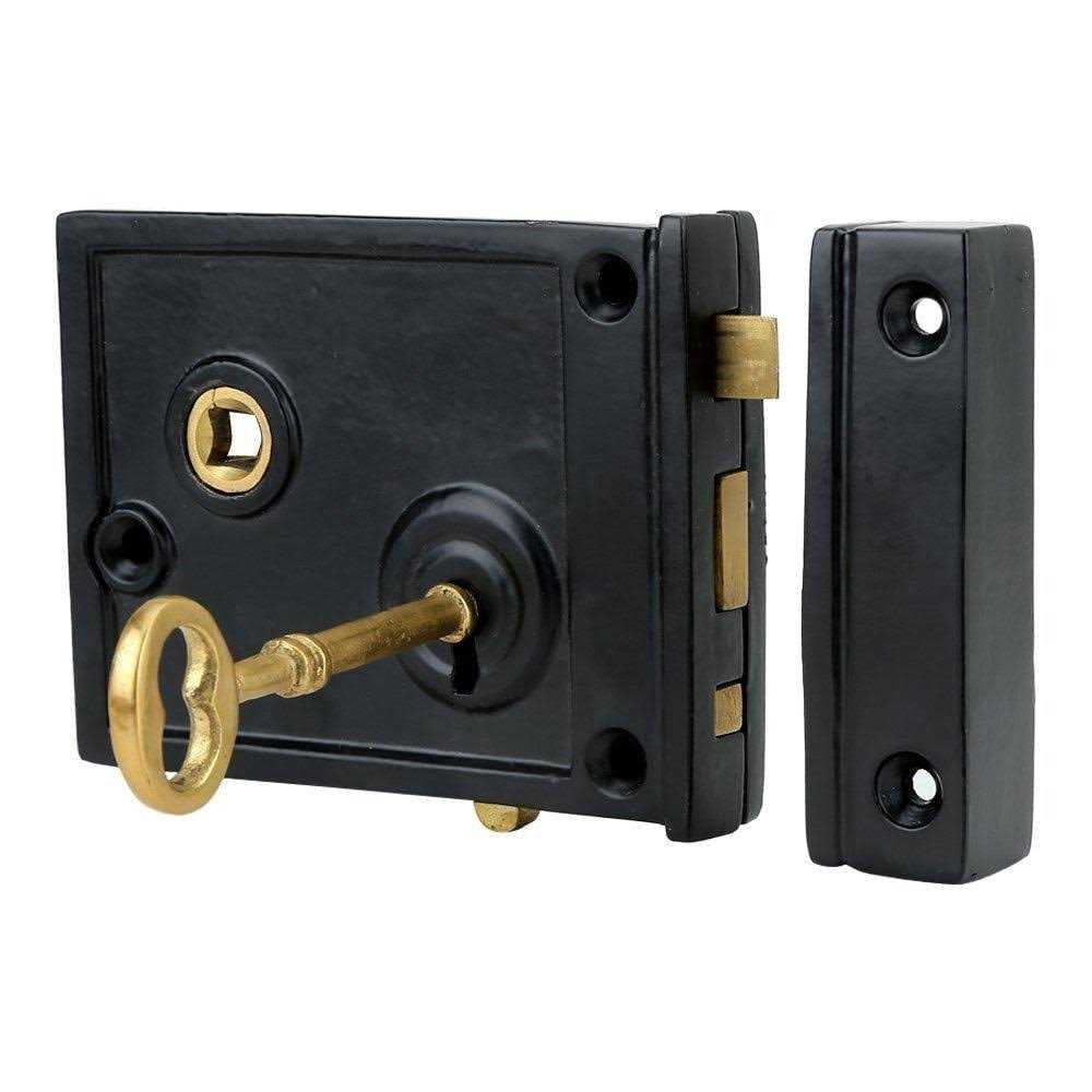 A29 Cast Iron Horizontal Rim Lock - Cheap Fitting
