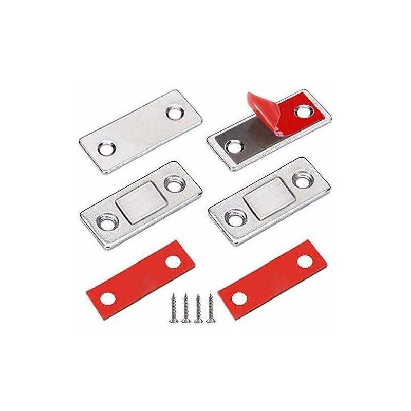 Cabinet Magnetic Catch Jiayi Ultra Thin Cabinet Door Magnetic Catch for Drawer Magnets Adhesive Cabinet Latch Magnetic Closures for Kitchen Closet - Cheap Fitting