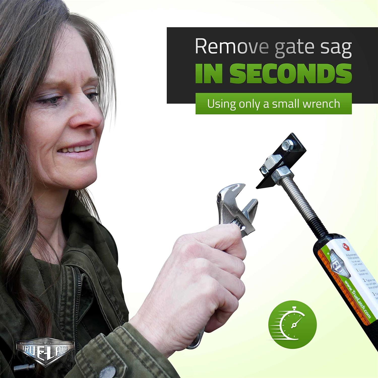 True Latch Telescopic Gate Brace Wood Privacy Fence Anti Sag Gate Kit - Cheap Fitting