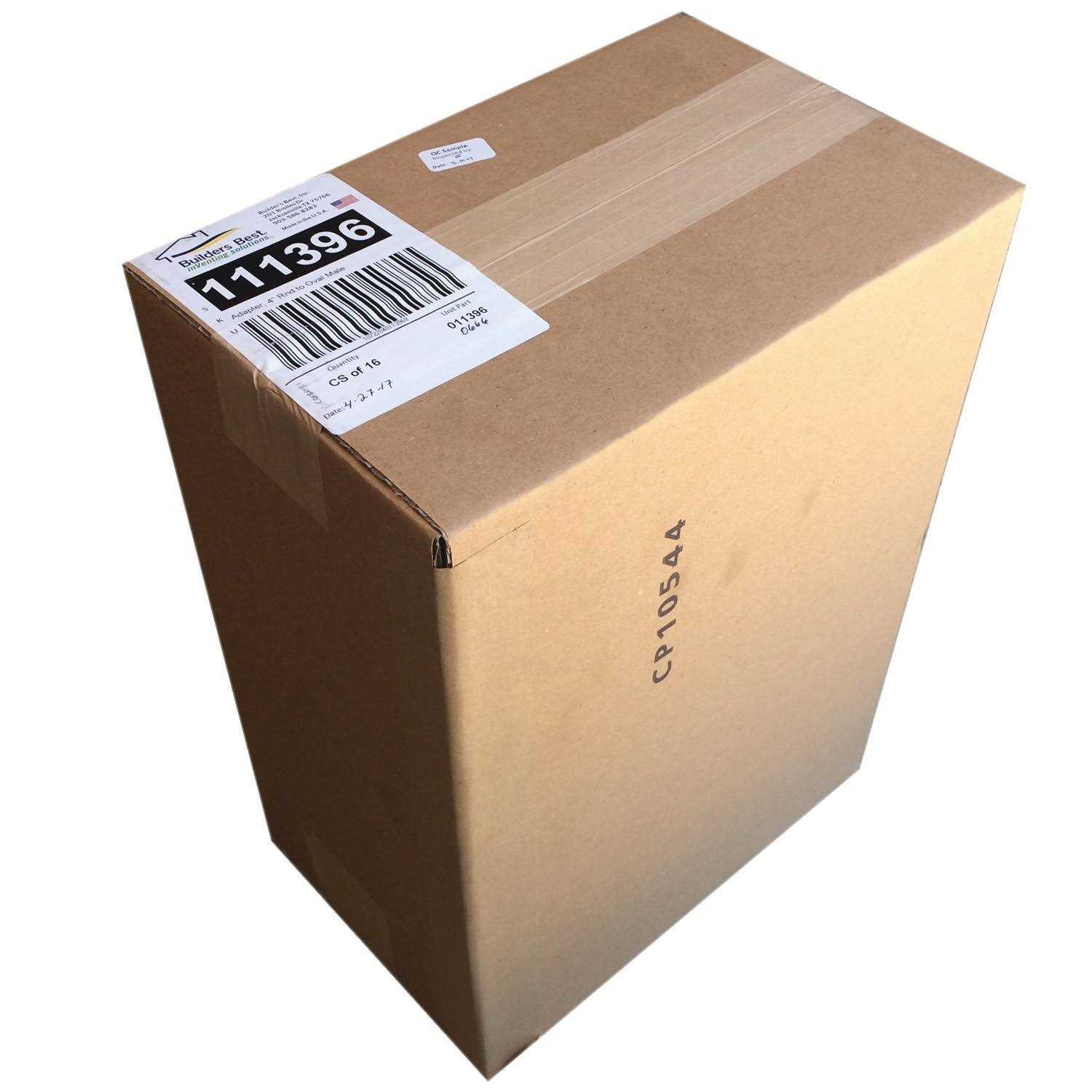 Builder’s Best Round to Oval Adapter 111396 - Cheap Fitting