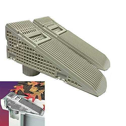 The Wedge The Gutter Guard Wedge Eliminates Downspout Pipe Clogs From Leaves and Debris - Cheap Fitting