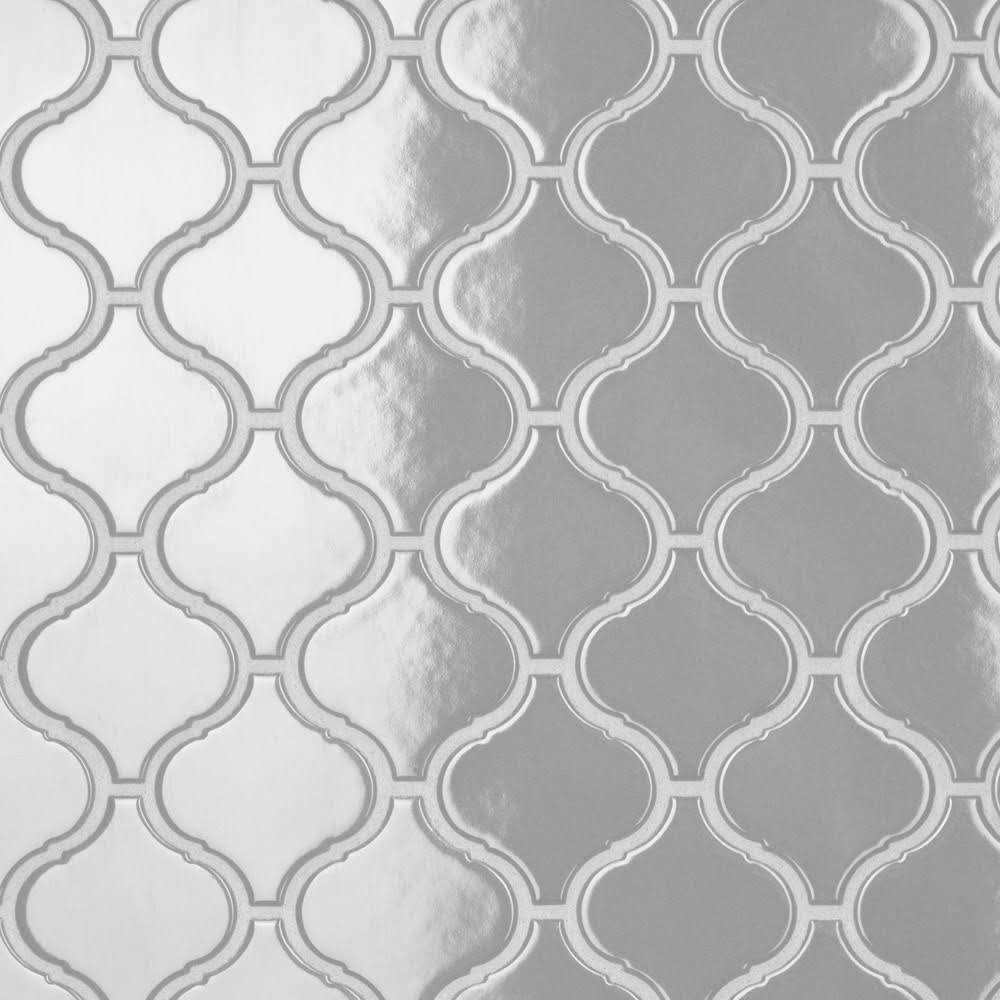 Metro Lantern 3 x 3 Porcelain Arabesque Mosaic Wall & Floor Tile Merola Tile - Cheap Fitting
