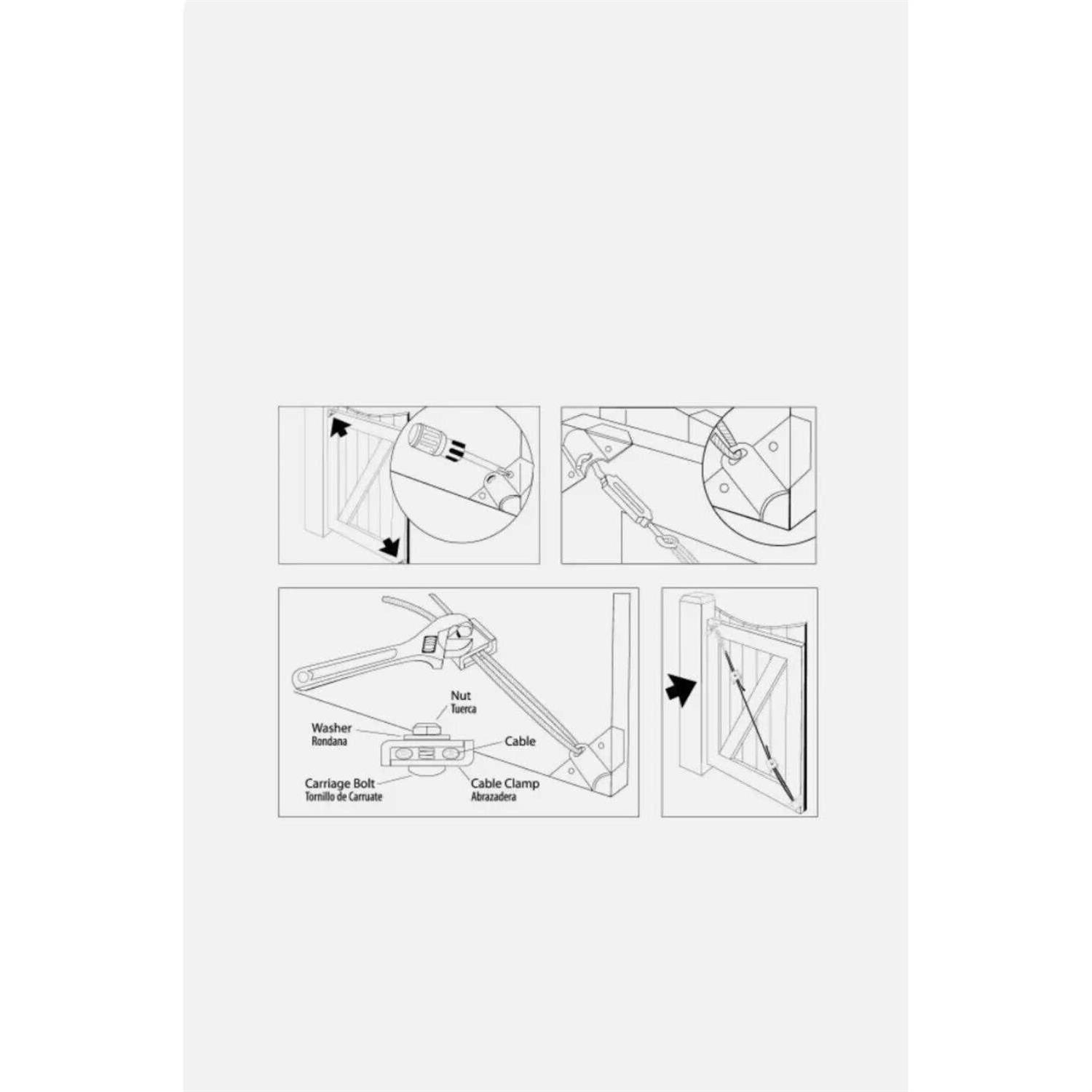 Everbilt Zinc-Plated Anti-Sag Gate Kit - Cheap Fitting