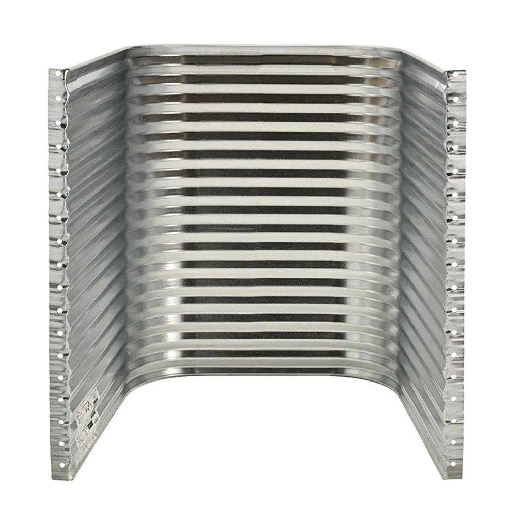 SHAPE PRODUCTS 36 in. D x H Galvanized Steel Egress Window Well - Cheap Fitting