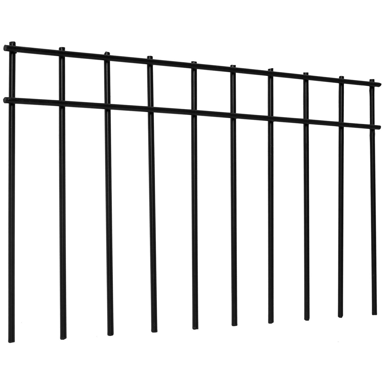 17”x10” No Dig Animal Barrier Fence with 1.5inch Spike Spacing - Cheap Fitting