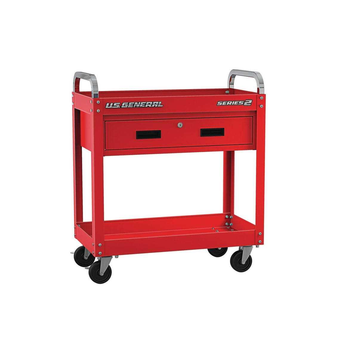 U.S. General 30 in. Service Cart with Drawer - Cheap Fitting