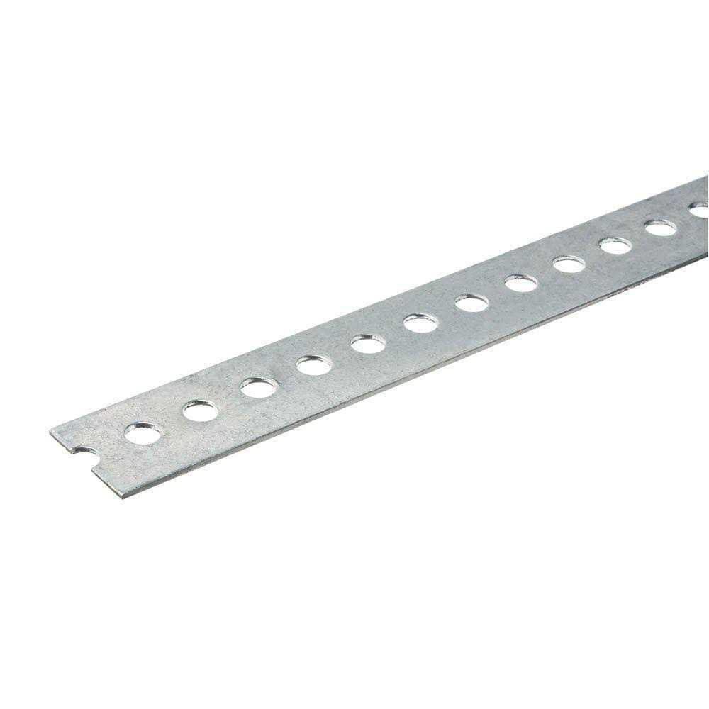 Everbilt 1-3/8 in. x Zinc Steel Punched Flat Bar with 1/16 in. Thick - Cheap Fitting