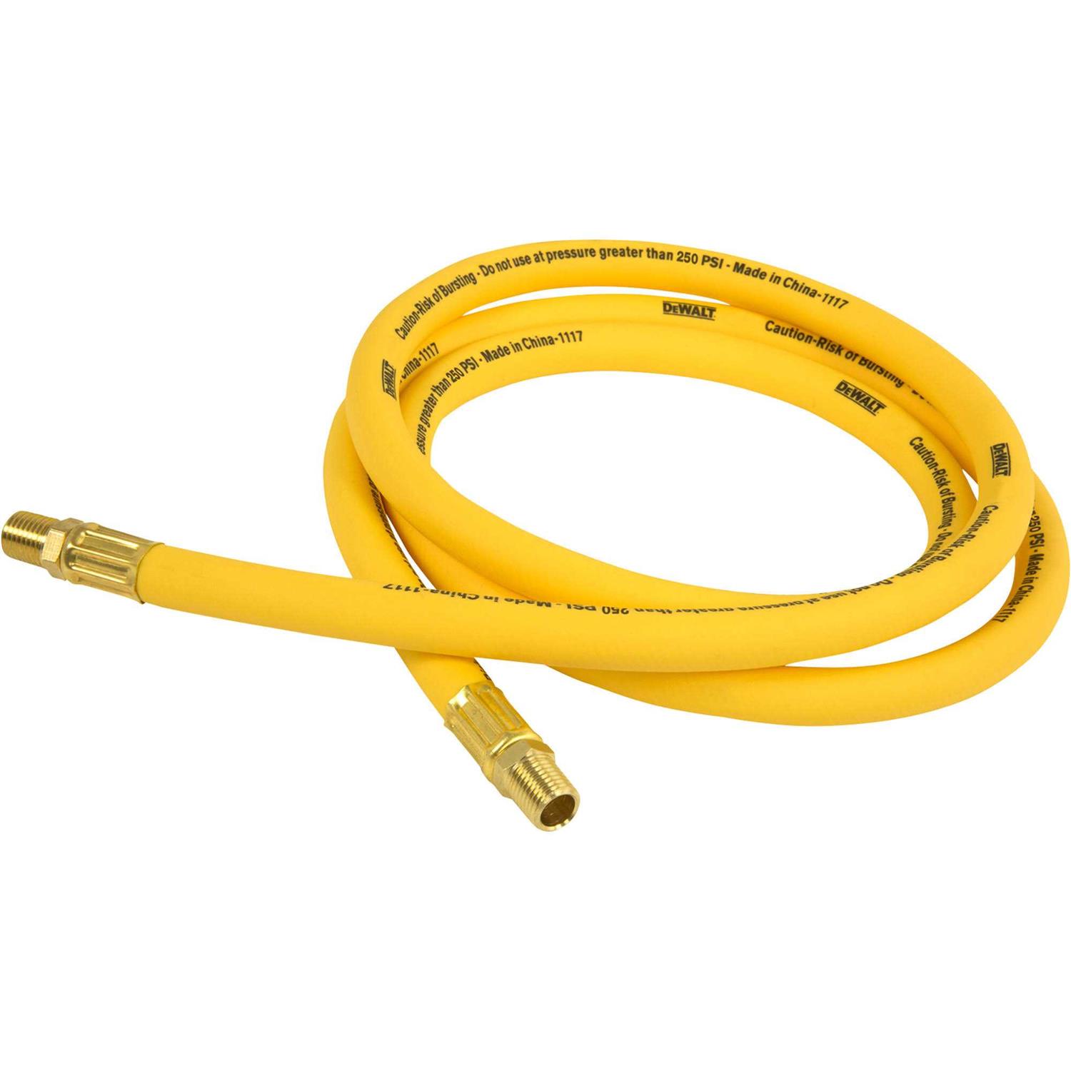 DEWALT 1/2 in. x 6 ft. Premium Hybrid Lead-in Hose DXCM012-0226 - Cheap Fitting
