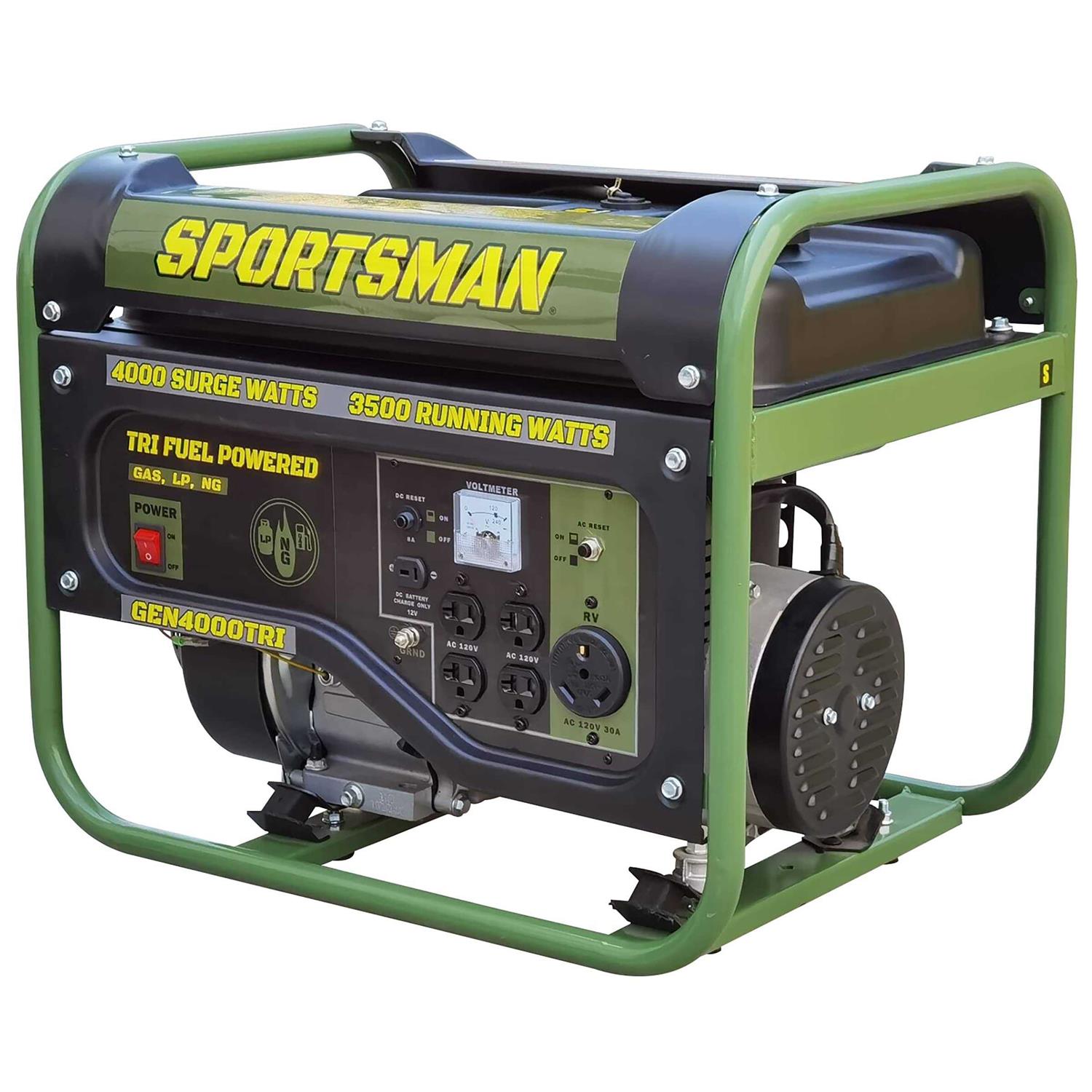 Sportsman GEN4000TRI 4000 Watt Surge Portable Tri Fuel Generator - Cheap Fitting