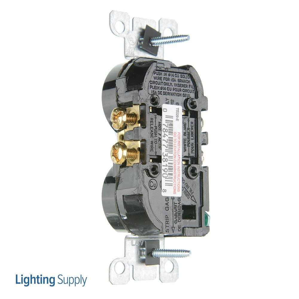 Leviton Tamper-Resistant Duplex - Cheap Fitting