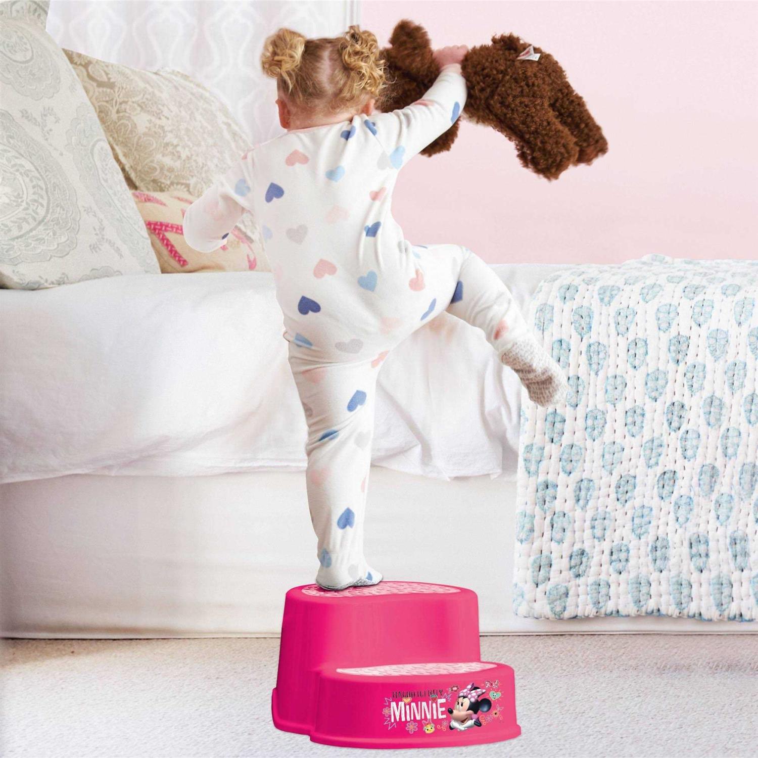 Disney Minnie Mouse 2-Tier Step Stool - Cheap Fitting