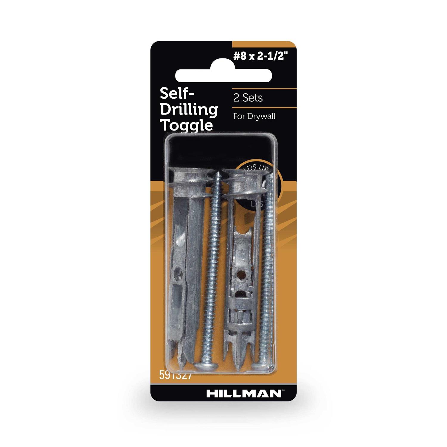 Hillman Self-Drilling Toggle Bolts - Cheap Fitting