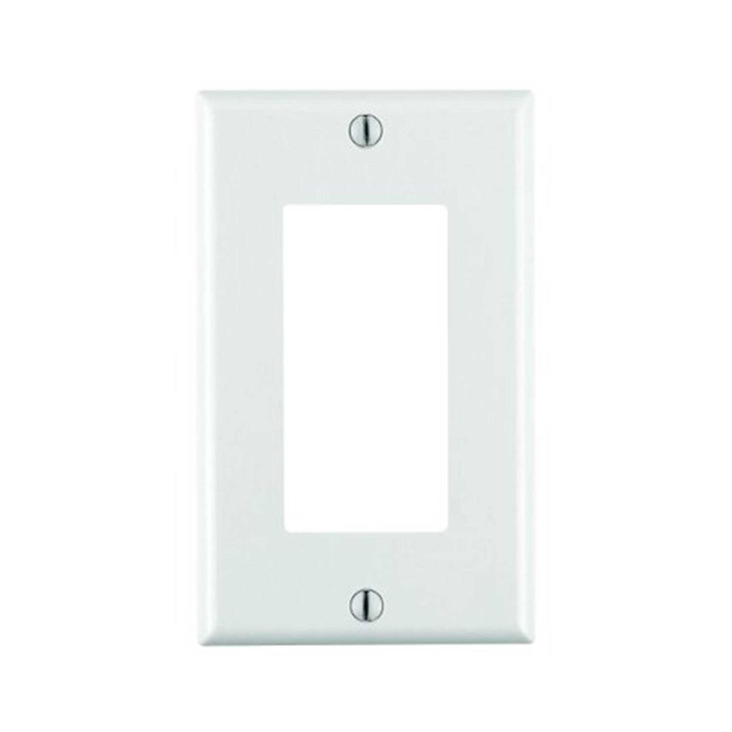 Leviton Decora Wallplate 1-Gang 80401-W - Cheap Fitting
