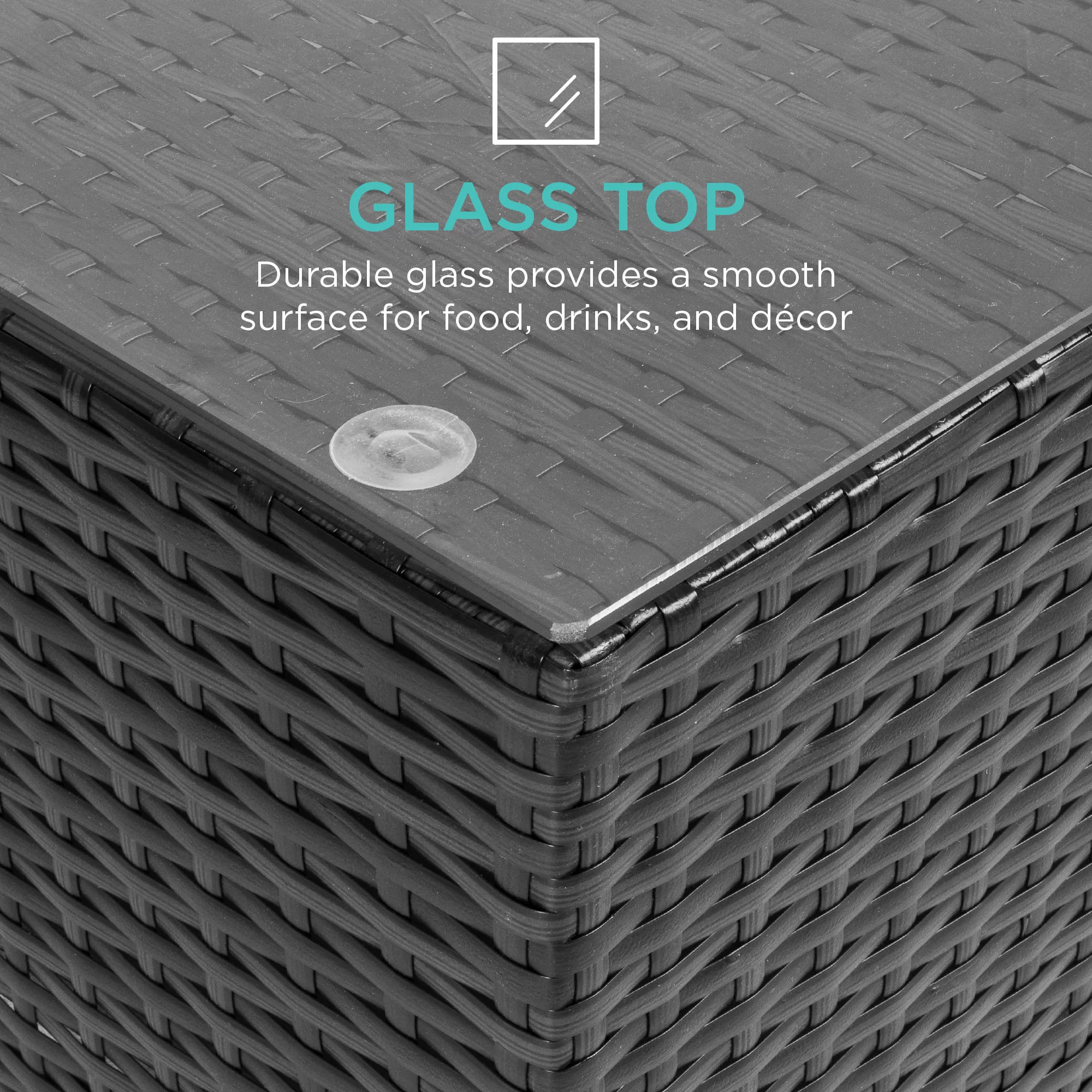 Best Choice Products 7-Piece Outdoor Modular Patio Conversation Furniture, Wicker Sectional Set - Gray/Navy - Cheap Fitting