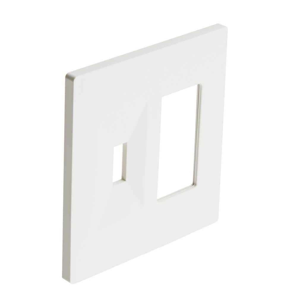 Hampton Bay Maple Hill 2-Gang 1-Toggle 1-Decorator/Rocker Wall Plate - Cheap Fitting
