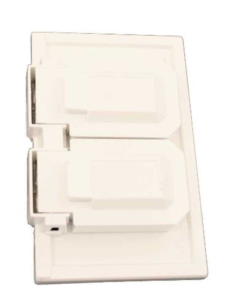 Leviton 4976-W 1-Gang Duplex Device Wallplate Cover - Cheap Fitting