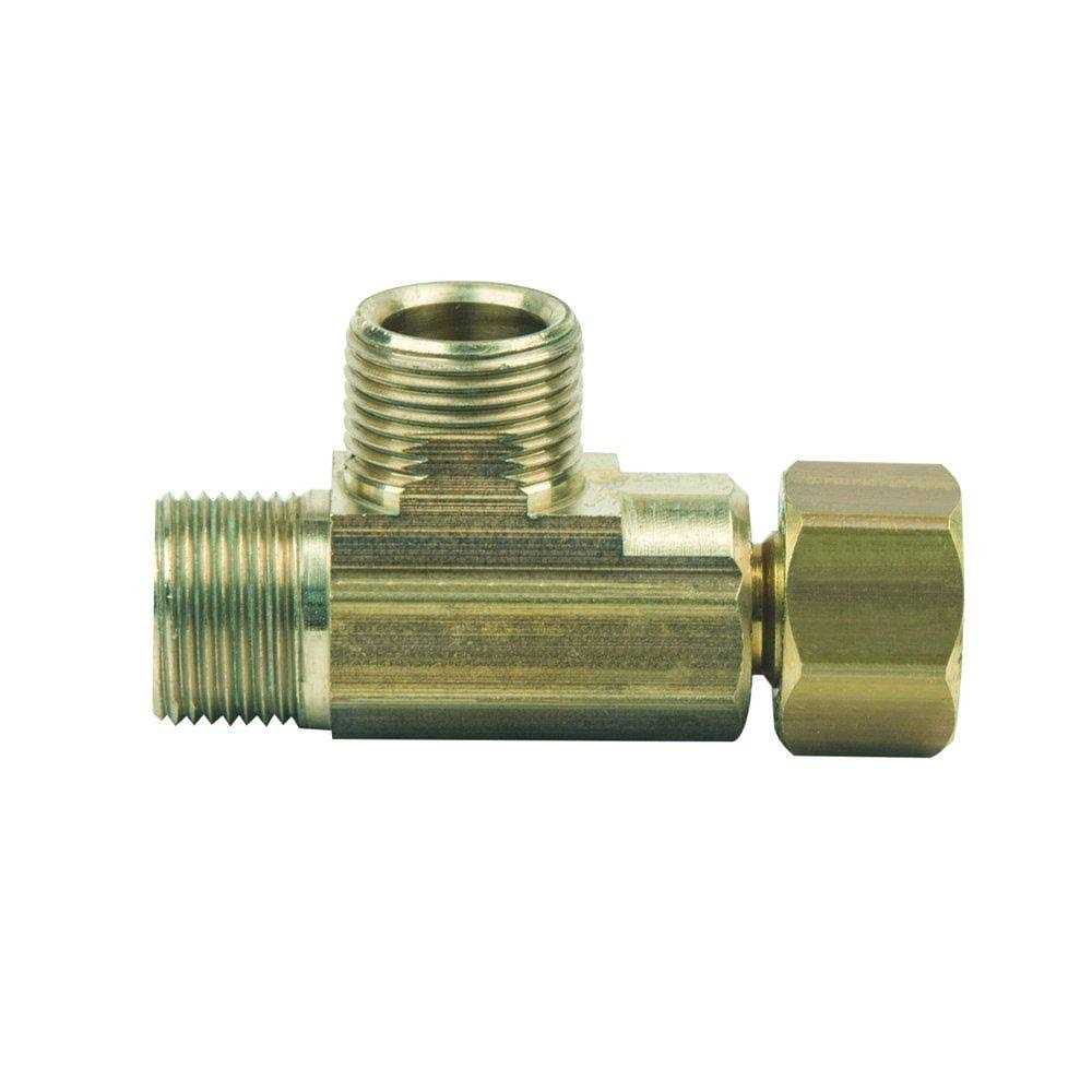 BrassCraft Tube Tee 3/8 in Female Compression x Compression - Cheap Fitting