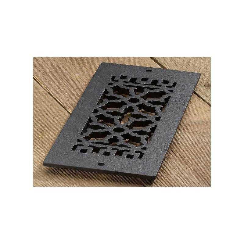 Reggio Registers 612-NH Scroll Series 4 x 10 Floor Grille without Mounting Holes - Cheap Fitting