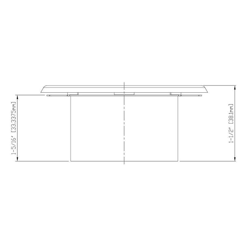 Reliable RFC White Cover Plate Assembly 135 Degree - Cheap Fitting