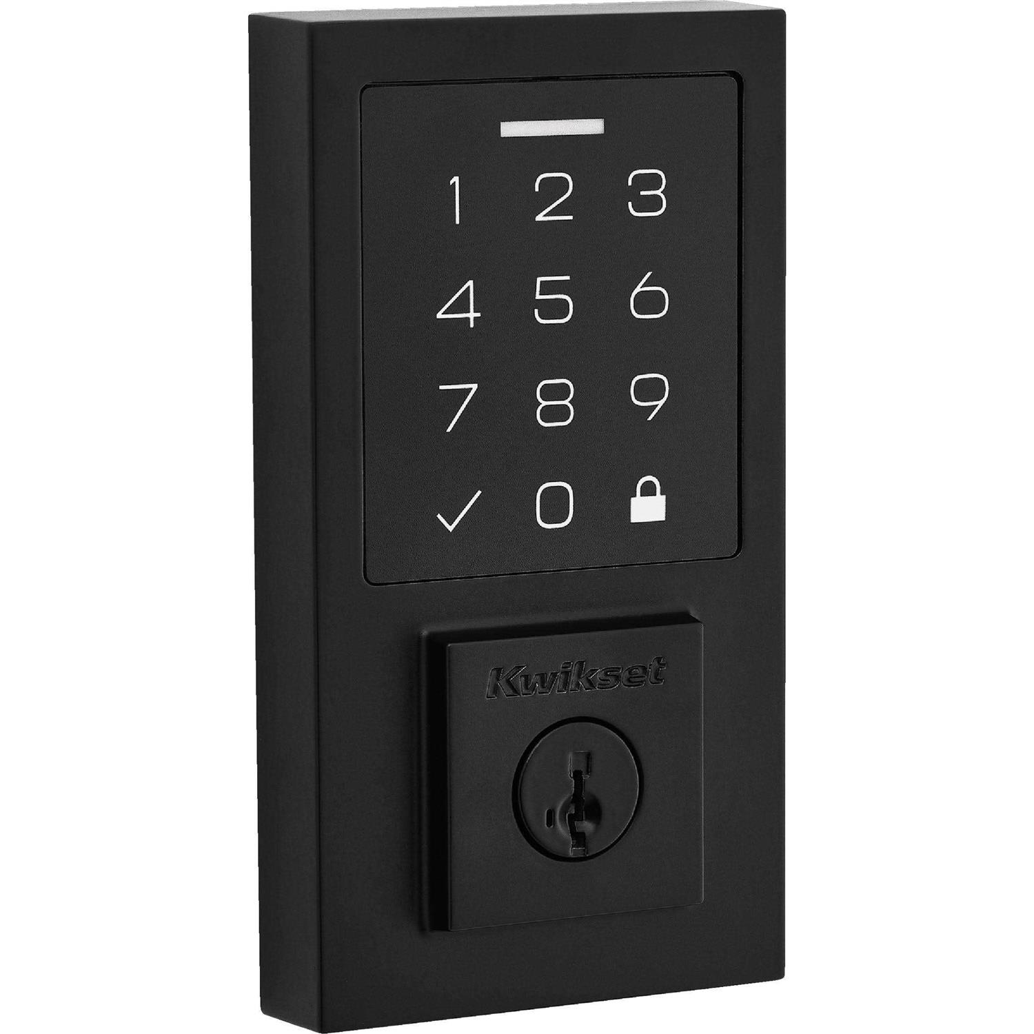 Kwikset Contemporary SmartCode Touchpad Electronic Deadbolt SmartKey Matte 992700-005 - Cheap Fitting