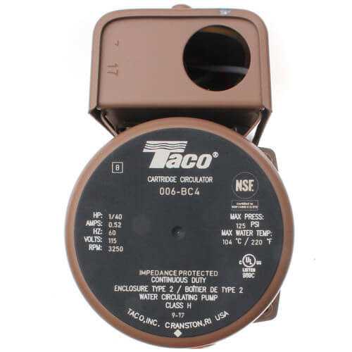 Taco 006-BC4 Bronze Circulator - Cheap Fitting