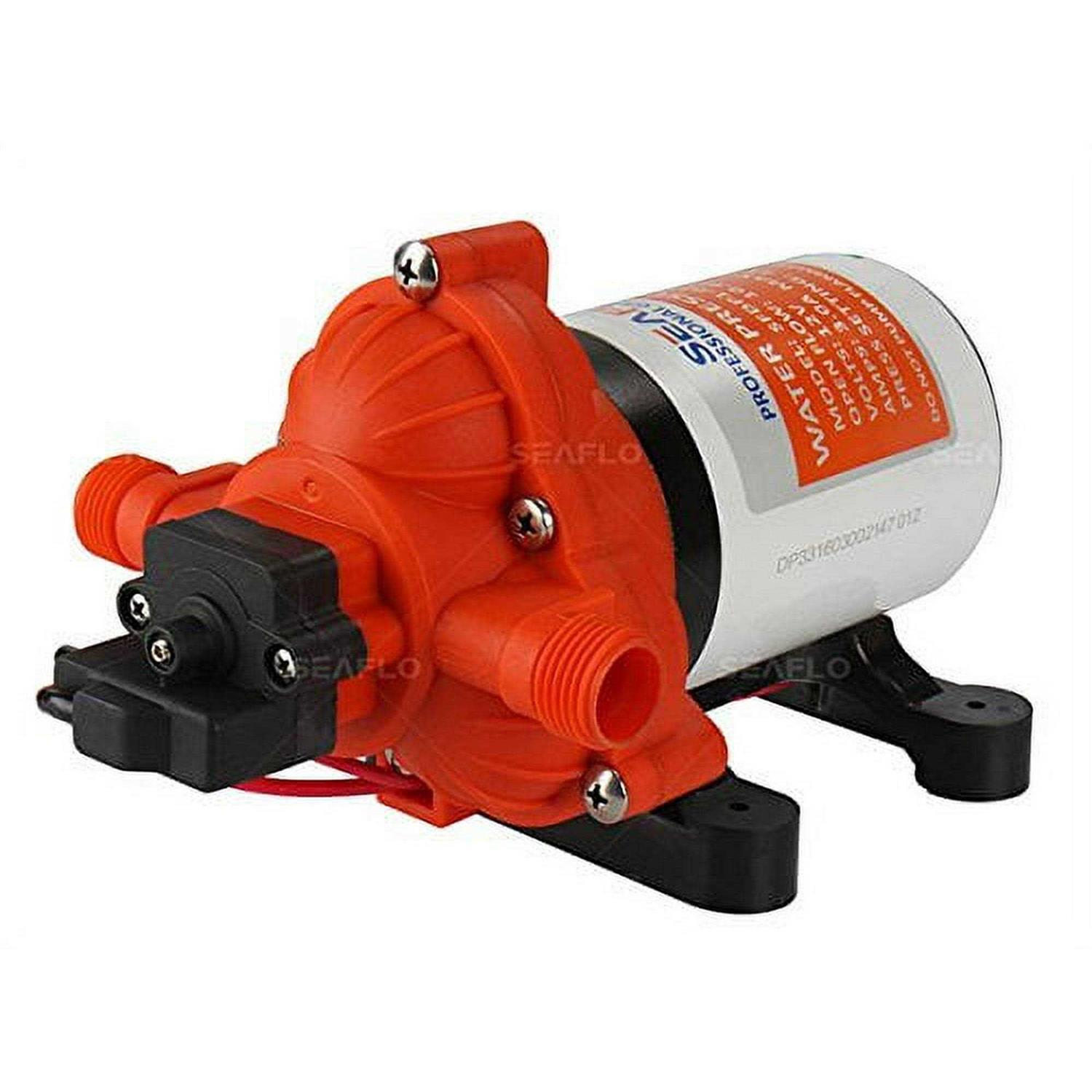 Water Diaphragm Self Priming Pump 3.0 Gallons/min 45 PSI New Rv/Marine 12 Volt Dc / 12 V Demand Fresh - Cheap Fitting