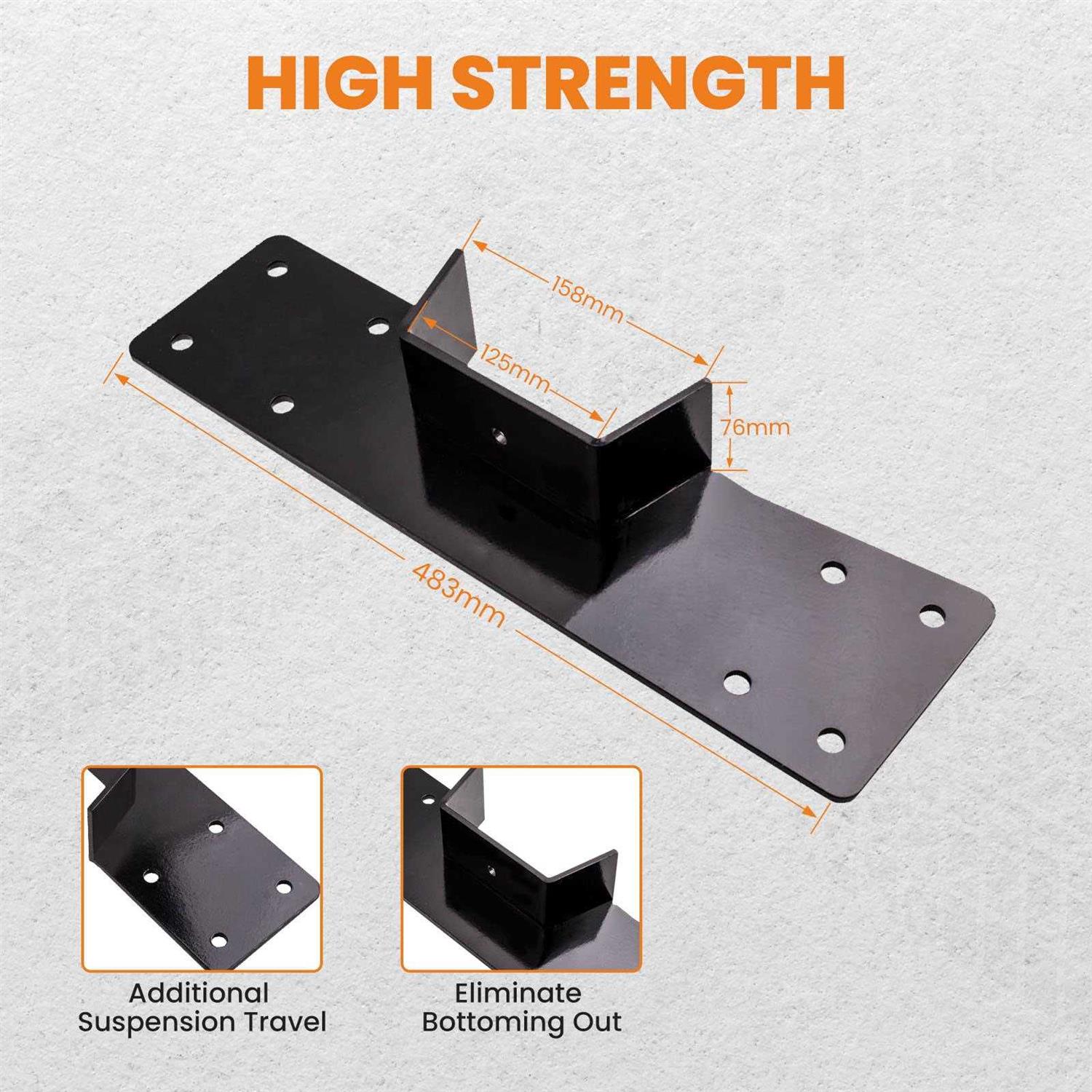 Maxpeedingrods Lowering Rear Axle for Chevy GMC 1500 Pickup 99 00-06 C-Notch Section Suspension - Cheap Fitting