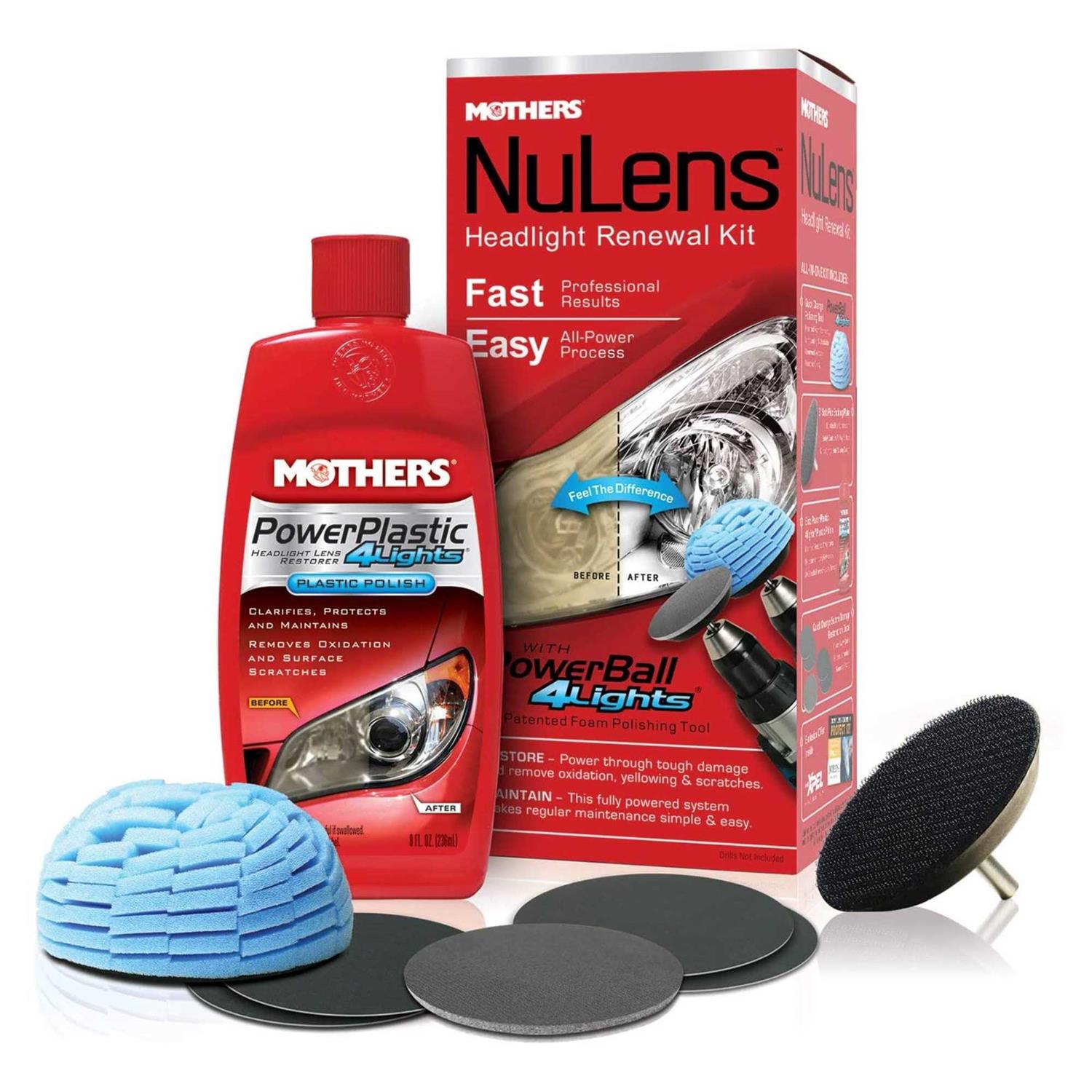 Mothers NuLens Headlight Renewal Kit 07251 - Cheap Fitting