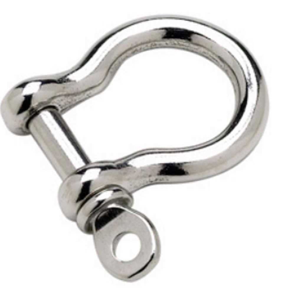 Marine Part Depot Two Marine Grade Stainless Steel Bow Shackles 1/8 - Cheap Fitting