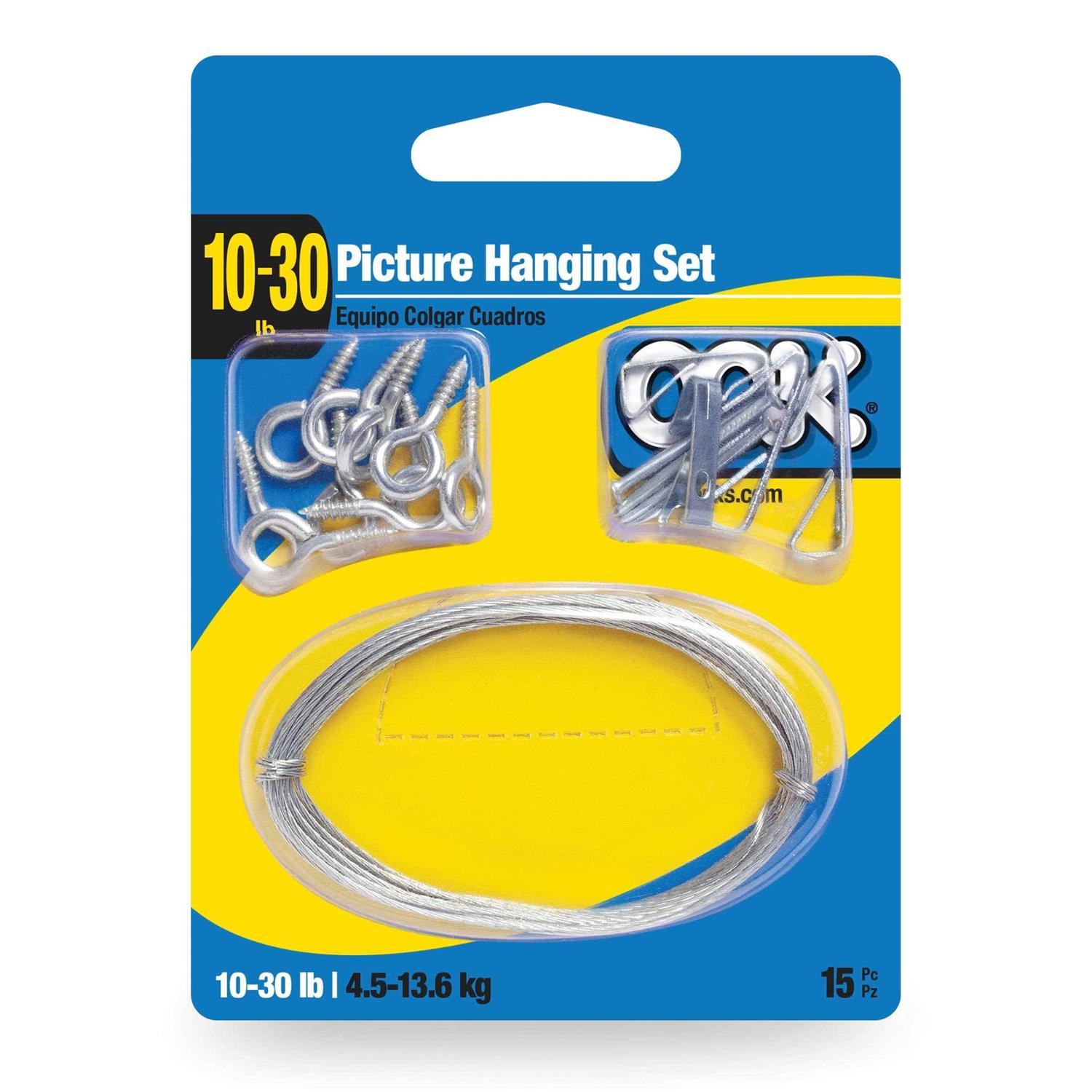 OOK Zinc Steel Picture Hanging Kit Set - Cheap Fitting