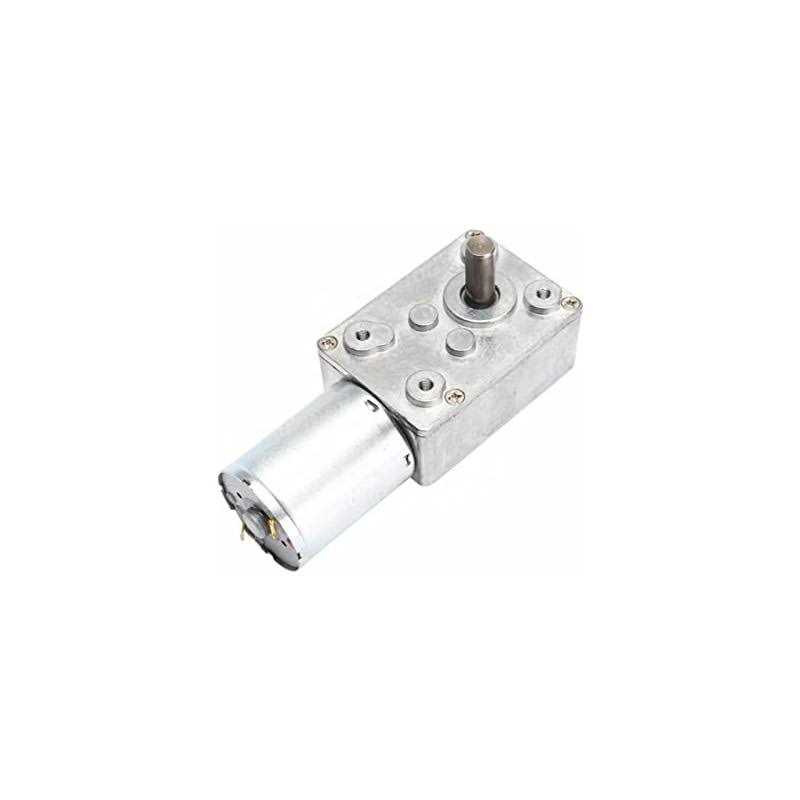 1pc Reversible High Torque Worm Geared Motor Dc 12v Reduction Motor Us - Cheap Fitting
