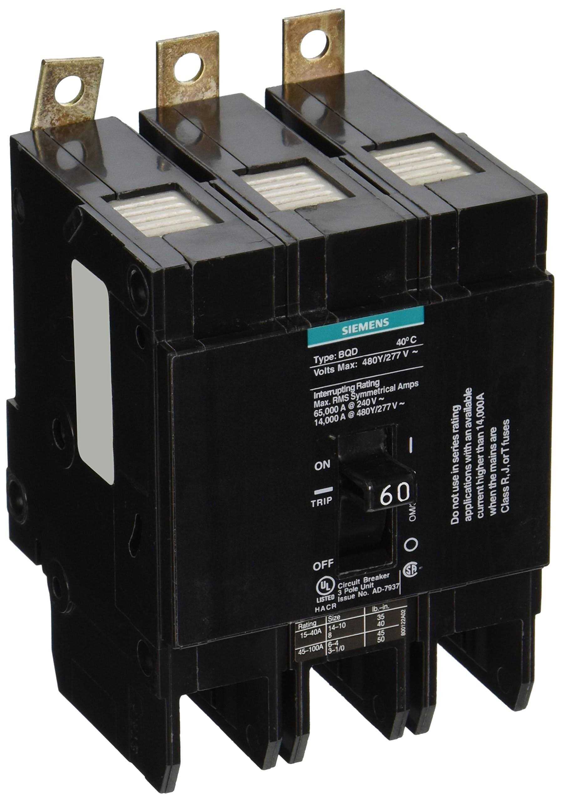 Siemens BQD360 3 Pole Circuit Breaker - Cheap Fitting