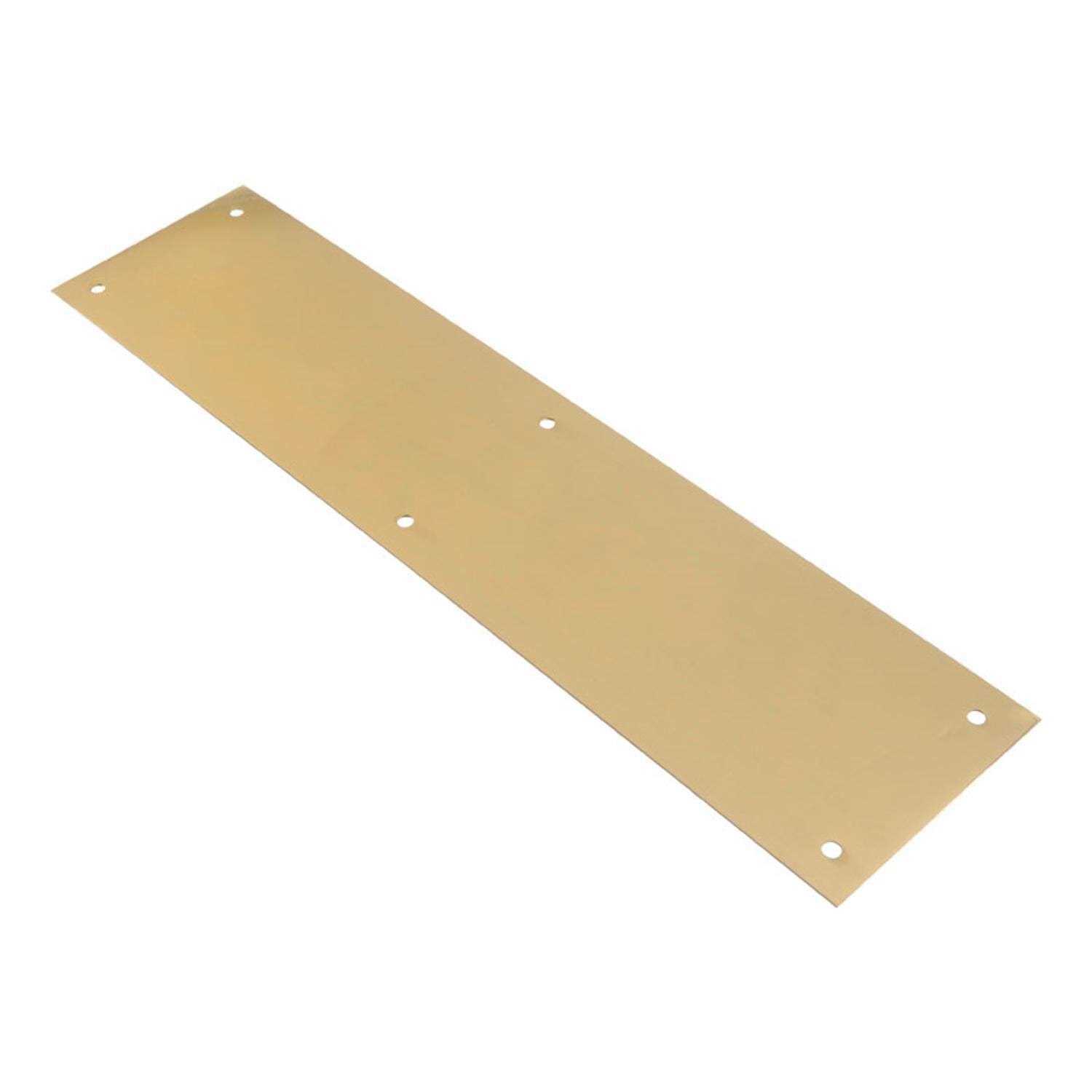 Ace 15 in. H x 3-1/2 in. L Bright Brass Brass Plate - Cheap Fitting