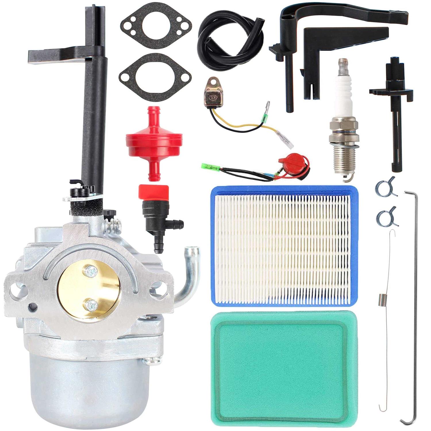 Pro Chaser 591378 697978 Carburetor for Briggs Stratton Nikki 591378 695115 030430 695114 Fits Storm Responder 5500 Generator Troy Bilt 204412-0147E1 Coleman - Cheap Fitting