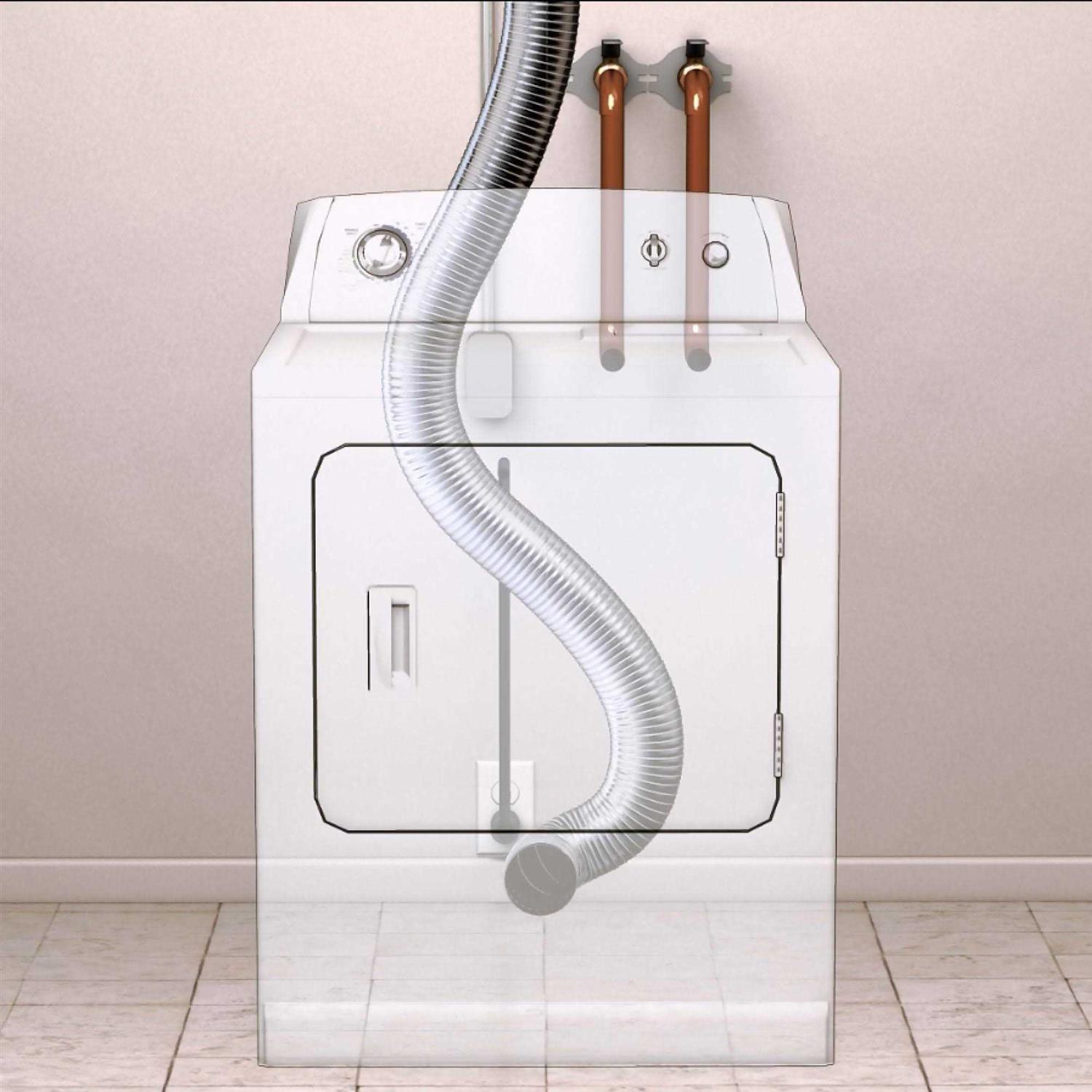 Lambro Rigiflex 4-in dia Plastic Louvered with Guard Dryer Vent Hood L1379WG-R - Cheap Fitting