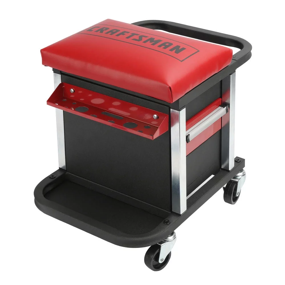 Craftsman Garage Glider Rolling Tool Chest Seat (Tools Not Included) - Cheap Fitting