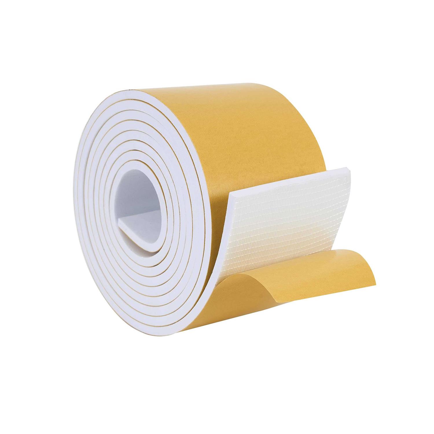 Dualplex High Density Foam Weather Stripping Door Seal Strip Insulation Tape Roll for Insulating Door Frame - Cheap Fitting