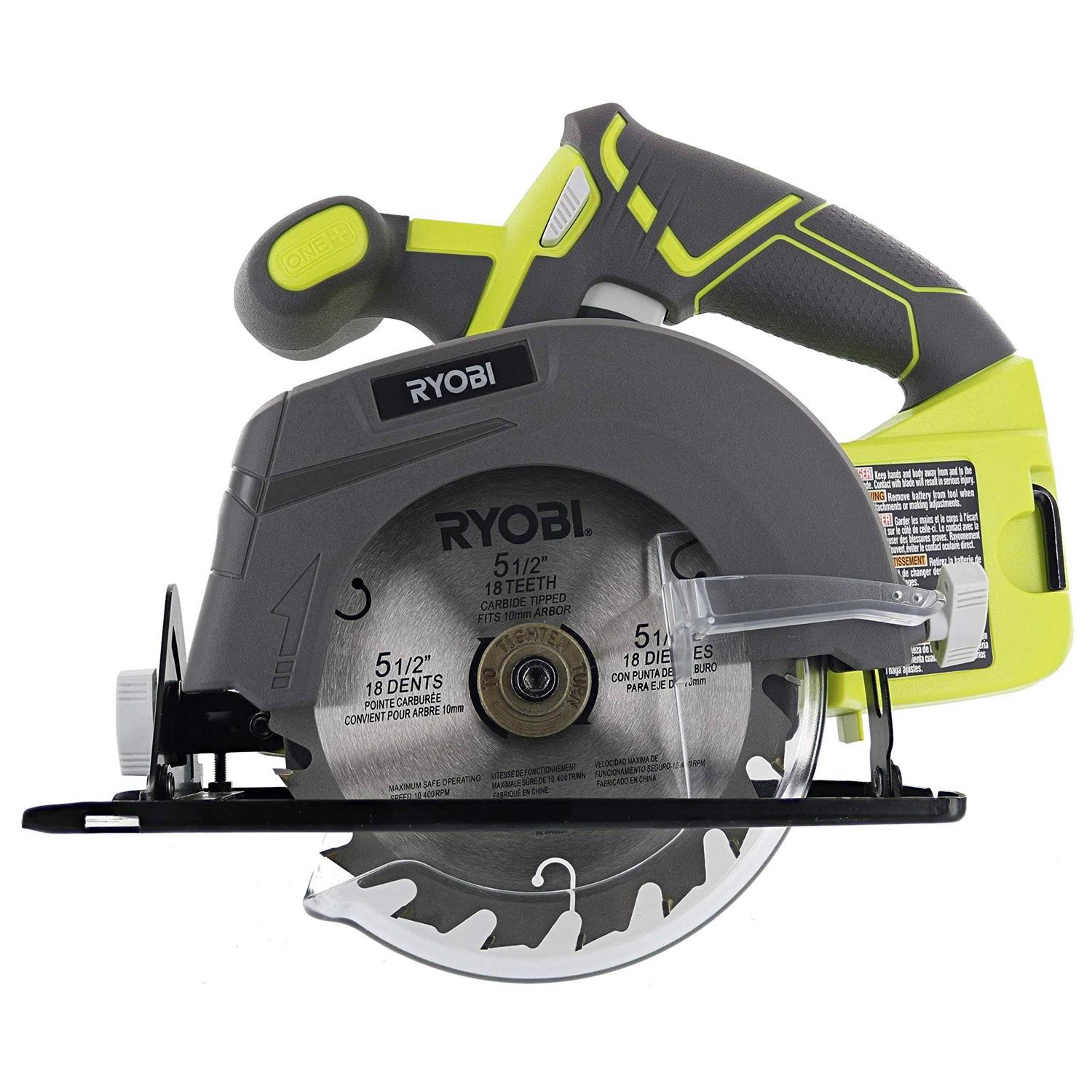 Circular Saw Ryobi One P505 18V Lithium Ion Cordless - Cheap Fitting