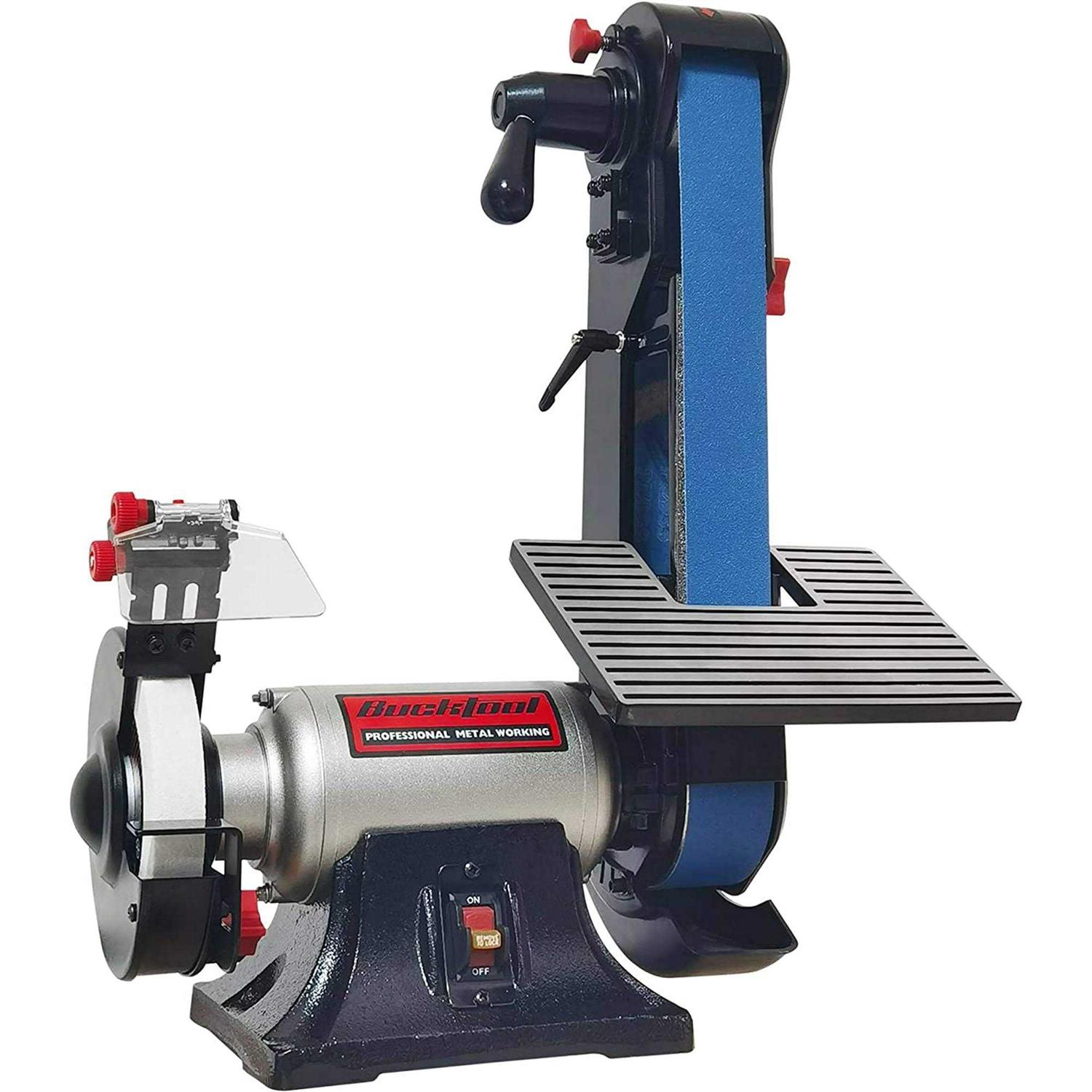 Bucktool Combo 2 inch x 42 inch Belt Sander 6 inch Bench Grinder - Cheap Fitting