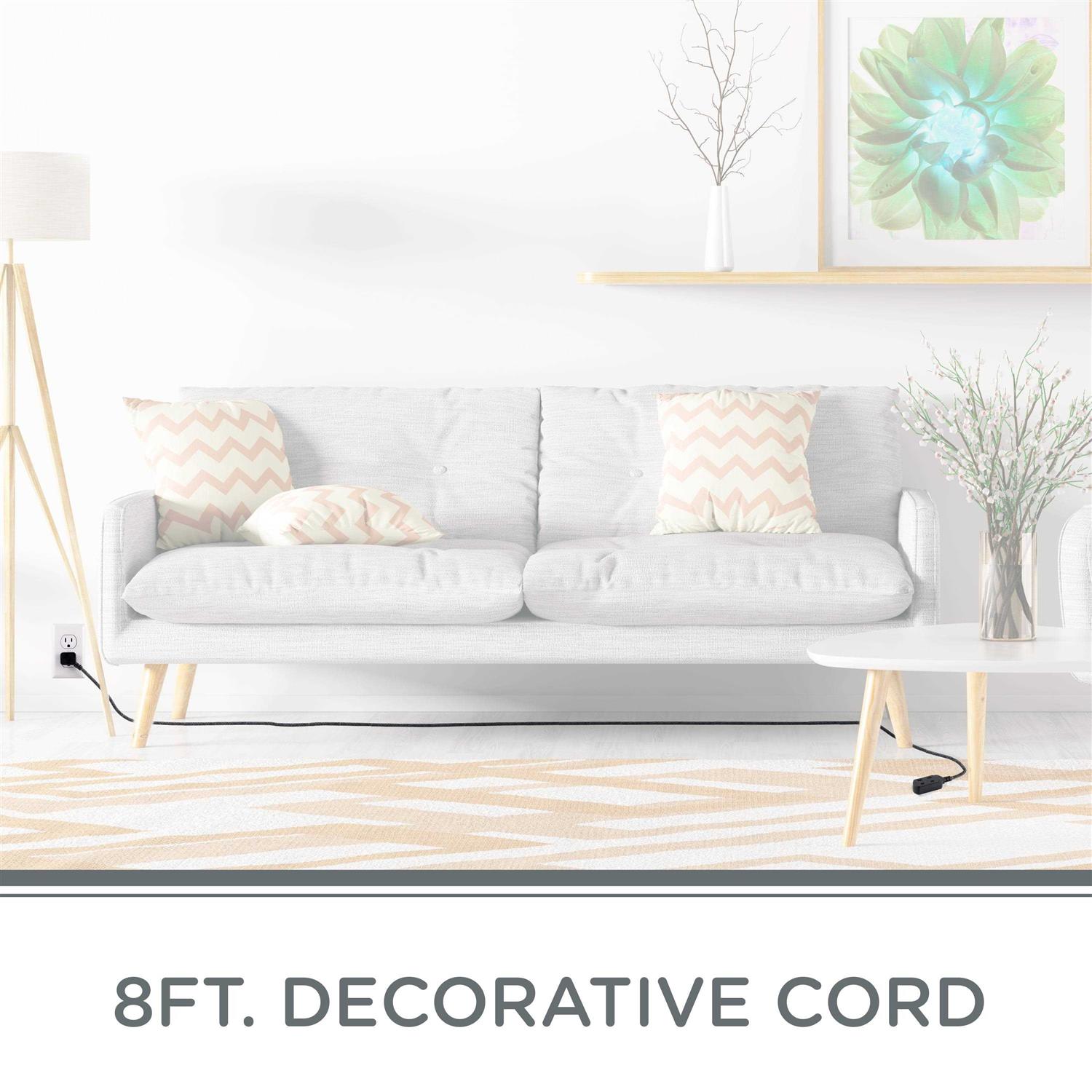 Cordinate Designer Extension Cord 3-Outlet Gray - Cheap Fitting