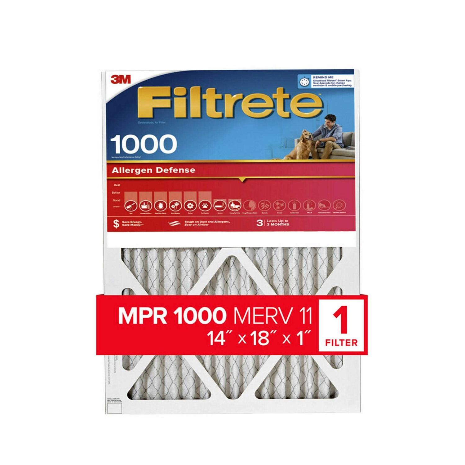 Filtrete Micro Allergen 14X18 - Cheap Fitting