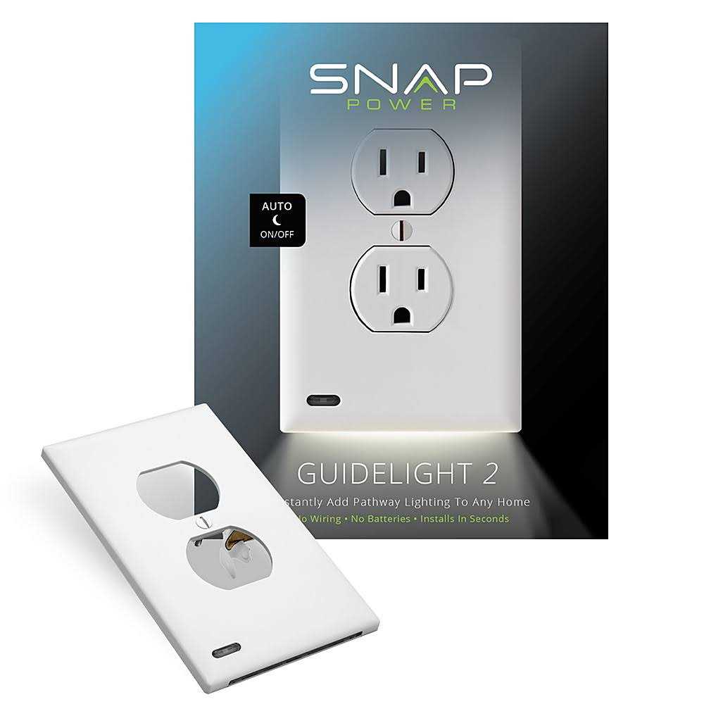 2 Pack SnapPower GuideLight 2 Replaces Plug-In Night Light - Cheap Fitting