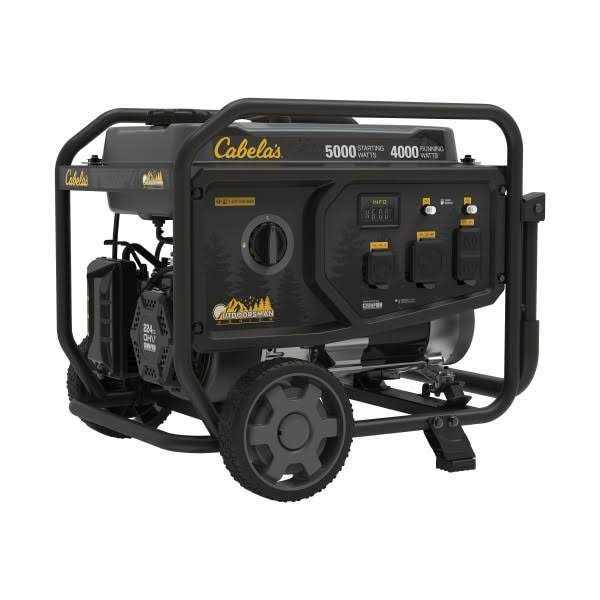 Cabela’s Outdoorsman Series 5,000W/4,000W RV-Ready Portable Generator with Wheel Kit - Cheap Fitting