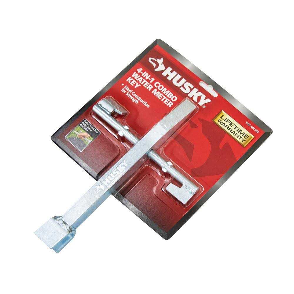Husky 4-in-1 Combination Water Meter Valve Tool - Cheap Fitting