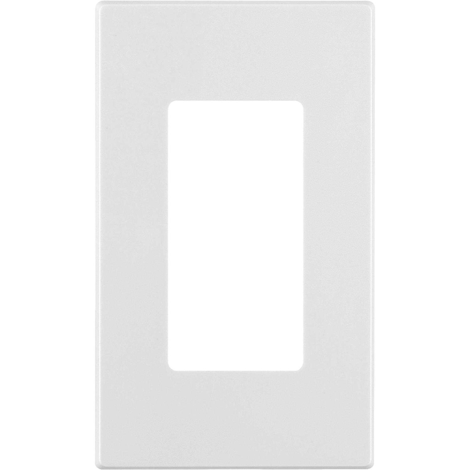Leviton Decora White 1-Gang Screwless Decorator Wall Plate - Cheap Fitting