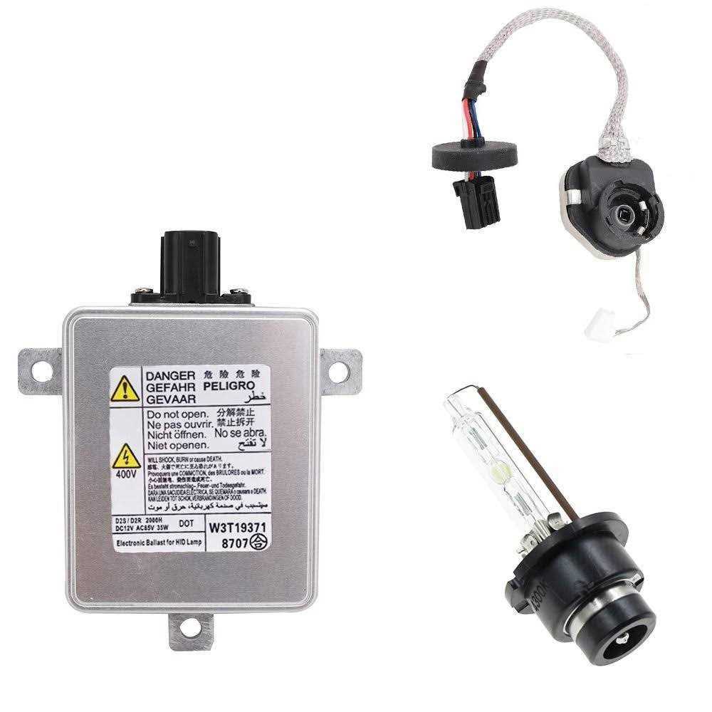 YunStal W3t19371 Xenon Headlight Ballast With Igniter And D2s Bulb For 2006-2014 Acura 2004-2014 Honda 2007-2014 Mazda 2007-2012 Mitsubishi W3t15671 - Cheap Fitting
